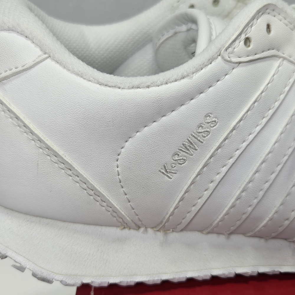 K-Swiss Botwin All-White Classic Sneakers Women's Size 6 1/2 6.5 - Picture 10 of 15